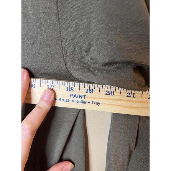 NWT Lascana Olive Long Sleeve Asymmetric Button Detail Decorative Tunic Top 8 10 - Picture 12 of 12